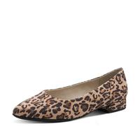 Jana Women's Vegan Ballerina 8-22174-42 Ballet Flats, Leopard, 39 EU