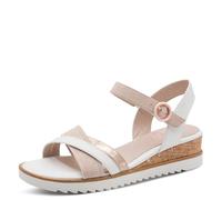 Jana Women's Wedge/Plat Sand Vegan Wedge Sandals, Rose Comb, 9 UK