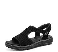 Jana Women's Wedge/Plat Sand Wedge Sandals, Black, 38 EU