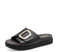 Jana Women's Wedge/Platform Mule Vegan Platform, Black Nappa, 37 EU
