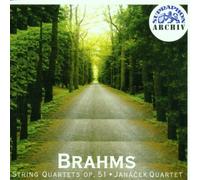JANACEK QUARTET (quartetto) - Brahms:String Quartets Nos 1 a