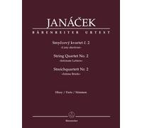 Janacek: String Quartet No. 2 "Intimate Letters" (Set of parts) Barenreiter Urtext BA9533