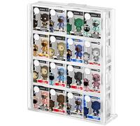 Janaden Acrylic Bittys Display Case, Clear Bitties Figure Collection Display Stand, 4 Tiered Mini Figurines Shelf for Bittys Collectibles, Miniatures Bitty Display Box, Small Figures Display Holder