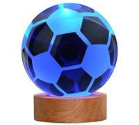 JANARARY Large 3D Soccer Ball Night Light, Soccer Lamp 16 Color Changing with Remote Control for Bedroom Decor, Ideal Cool Desk Decor Gift for Teens Boys, Football
