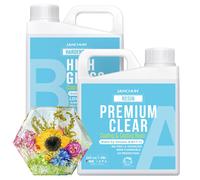 JANCHUN 72oz Clear Epoxy Resin Kit High Gloss Casting and Coating Bubbles Free Art Resin for River Table Tops, Jewelry Making Projects, DIY Crafts,