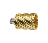 Jancy Slugger by Fein - HSS Annular Cutter with TiN Coating - 3/4-inch Straight Shank, 2-inch Cutting Depth, 1-5/16-inch Bore Diameter - 63134333111