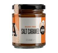 Janda Dairy Free Salt Caramel 175g | A sweet indulgence without the dairy | Use as a cake filling, toast topping or stirred into yoghurt or icecream| Small batch produced in the UK