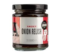 Janda Smoky Onion Relish 215g | Slow-cooked in open pans | Designed for barbecue lovers, keen cooks, foodies, and vegans| Made in The UK in small batches