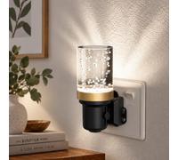 JandCase Night Light Plug in Wall, Plug in Night Light, 6000K Cold White | Dusk to Dawn Sensor, 0-100LM Brightness, 1W LED Sensor Lights Indoors Energy Saving, Night Light for Hallway, Bedroom, Stair