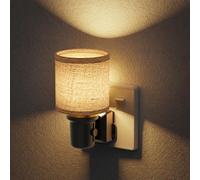 JandCase Night Light Plug in Wall: Plug in Night Light with Dusk to Dawn Sensor, 3000K Warm White Cylindrical, 0-100LM Dimmable Brightness, Night Lamp for Hallway Bedroom Kitchen Stair