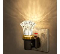 JandCase Plug in Night Light with Dusk to Dawn Sensor, 3000K NightLight