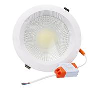 Jandei 20W 6000K Round Embedded COB Downlight LED, White