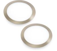 Jandei 2X LED Downlight 18W Round, Steel, Cool white 6000K
