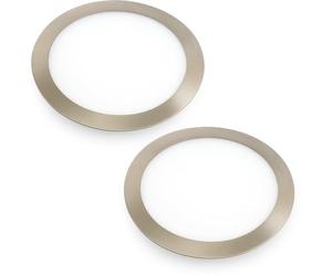 Jandei 2X LED Downlight 18W Round, Steel, Cool white 6000K