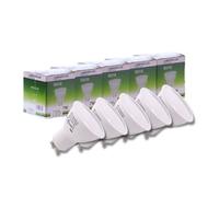 JANDEI - 7W GU10 LED Bulb, Cool White 6000K - Pack of 5-650 Lumens, Non-Dimmable (Equivalent to 56W Halogen) - for Indoor use - Lifespan of up to 15 Years