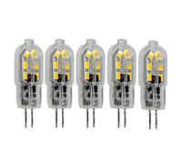JANDEI - G4 LED Bulb 1.5W 12V Non Dimmable Warm White 3000ºK Blister Pack of 5