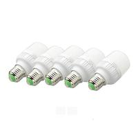 JANDEI - LED Bulb 5W E27 Screw Light 6000K Cool White [Energy Efficiency Class Pack of 5)
