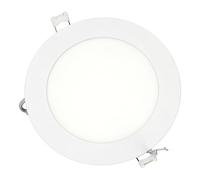 JANDEI- LED Downlight Panel Extraplano Round, Lighting 9W, Indoor for Office, Hallways, Home, Taller, Bedroom (White neuto 4200K), Power Supply Included. Energy Saving