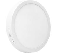 JANDEI- LED Downlight Surface, 18W, 1440 Lumen, Redond, Mounting with soporte for fijar posteriormente the Lamp, Tamaño 210x28 mm, Driver Included (Neutral White 4200K)