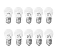 JANDEI - Pack of 10 LED Bulbs G45 E27 Base 7W for Ceiling Lamps, Lighting Systems, Decorative Wall Lights, Bedside Lamps. Energy Saving. (4200K)