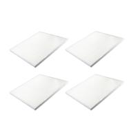 JANDEI- Pack x4 LED Ceiling Light of Surface Square 60x60 cm 50W 6000K, White Slim