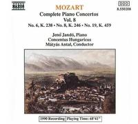 JANDO CO - MOZART CPTE PIANO CTOS VOL 8 - CD - E4z