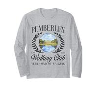 Jane Austen 250th Anniversary Pemberley Walking Club Regency Long Sleeve T-Shirt