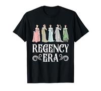 Jane Austen Book Club Vintage Regency Era Fashion Style T-Shirt