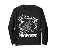 Jane Austen Classic Literature Regency Run Like Mr Collins Long Sleeve T-Shirt
