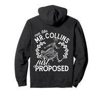 Jane Austen Classic Literature Regency Run Like Mr Collins Pullover Hoodie