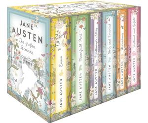 Jane Austen, Die großen Romane: Verstand und Gefühl - Stolz und Vorurteil - Mansfield Park - Emma - Northanger Abbey - Überredung (6 Bände im Schuber)