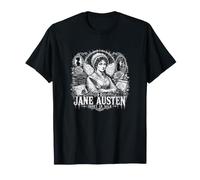 Jane Austen Irony in Silk Literary Quote T-Shirt