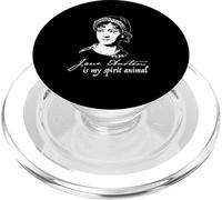 JANE AUSTEN IS MY SPIRIT ANIMAL Reader Author Meme ON BACK PopSockets PopGrip for MagSafe