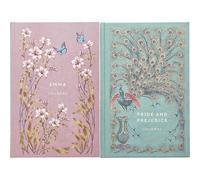 Jane Austen Journals Collection: 2 Hardcover Journals with Iconic Quotes from Pride and Prejudice & Emma in a Beautiful Cranford Edition