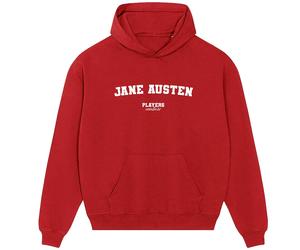 Jane Austen Men's Hoodie - Red / 3XL