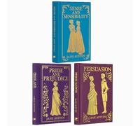 Jane Austen Ornate Classics Gilded Pocket Edition Collection 3 Books Set (Sense and Sensibility, Pride and Prejudice & Persuasion)