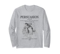 Jane Austen Persuasion Book Cover Classic Literature Long Sleeve T-Shirt