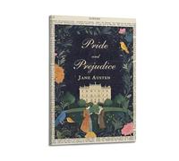 Jane Austen Pride And Prejudice (2) Classic Aesthetic Poster Decorative Painting Canvas Wall Art Living Room Poster Bedroom PaintingFrame-style 12x18inch(30x45cm)