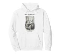 Jane Austen Pride and Prejudice Quote Vintage Art Pullover Hoodie