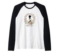 Jane Austen Romance Floral Cottagecore Book Lover Raglan Baseball Tee