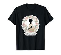 Jane Austen Romance Floral Cottagecore Book Lover T-Shirt