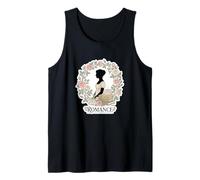 Jane Austen Romance Floral Cottagecore Book Lover Tank Top