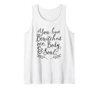 Jane Austen T-Shirt with German Text Du hast mich verhext, Body und Seele Tank Top