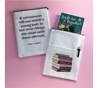 Jane Austen Travel Quote Book Sleeve