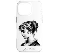 Jane Austen with Signature Black Print Case for iPhone 16 Pro