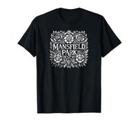 Jane Austen's Mansfield Park Floral Print Distressed T-Shirt