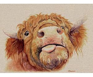 Jane Bannon Baxter Canvas Print, Multi-Colour, 30 x 40 cm