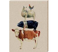 Jane Bannon (Farmyard Fun 30 x 40cm Canvas