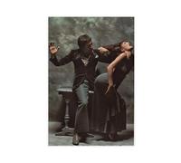 Jane Birkin And Serge Gainsbourg Photographed by Francis Giacobetti for Lui Magazine, December 1974 Canvas Poster Wall Art Decor Print Picture Paintings for Living Room Bedroom Decoration 16x24inch(40