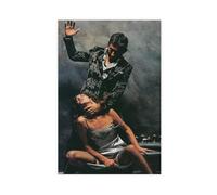 Jane Birkin And Serge Gainsbourg Photographed by Francis Giacobetti for Lui Magazine December Canvas Poster Wall Art Decor Print Picture Paintings for Living Room Bedroom Decoration 16x24inch(40x60cm